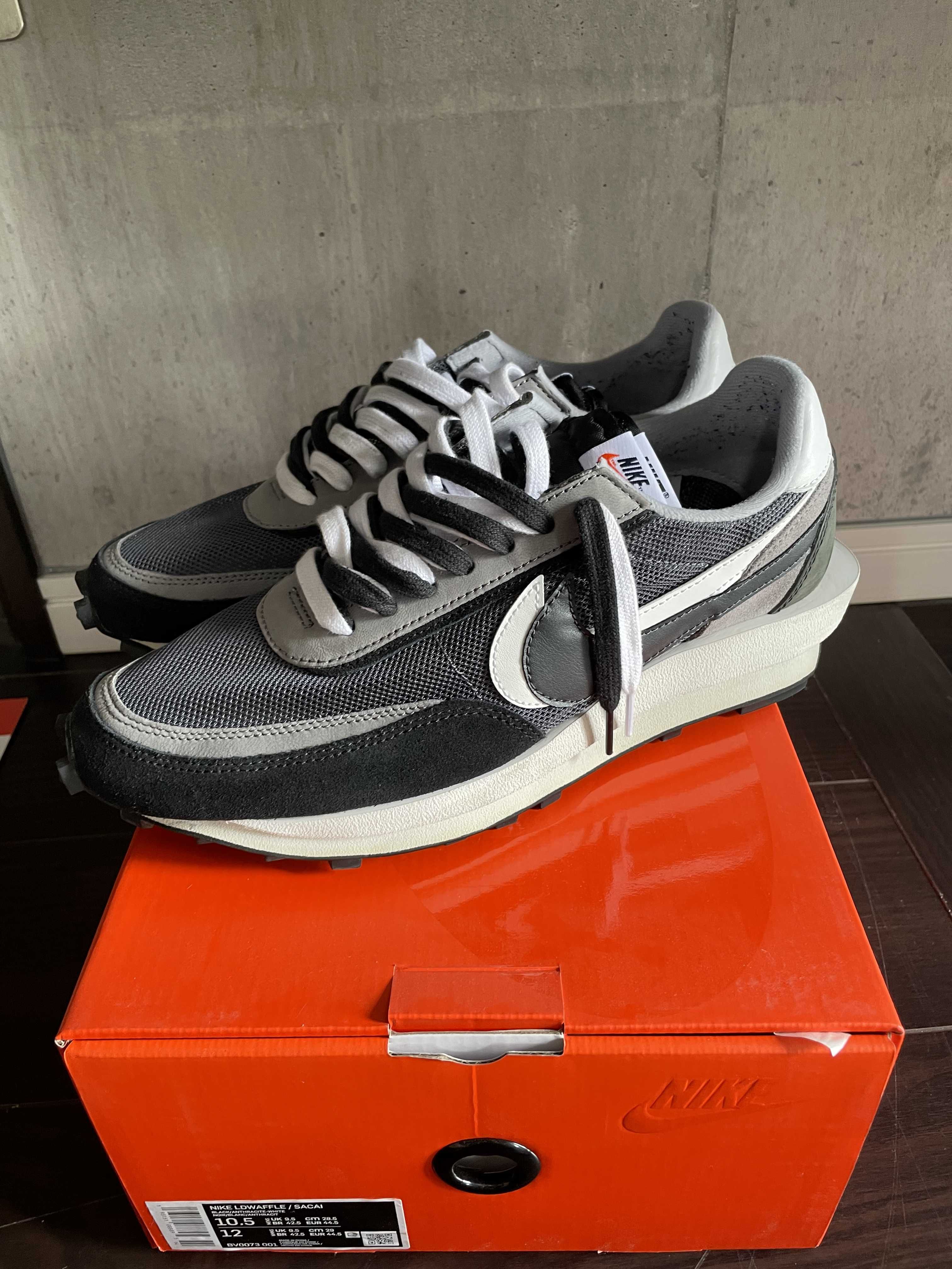 sacai × Nike LD Waffle "Black"