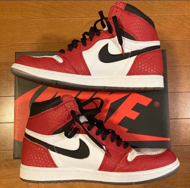 Spiderman × Nike Air Jordan 1 Origin Story "Gym Red/White/Photo Blue/Black"