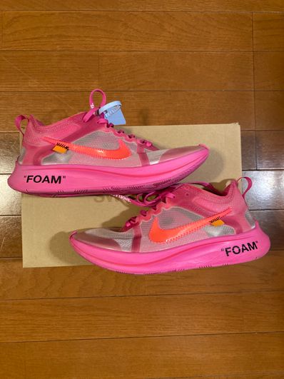 Off-White × Nike Zoom Fly "Pink"