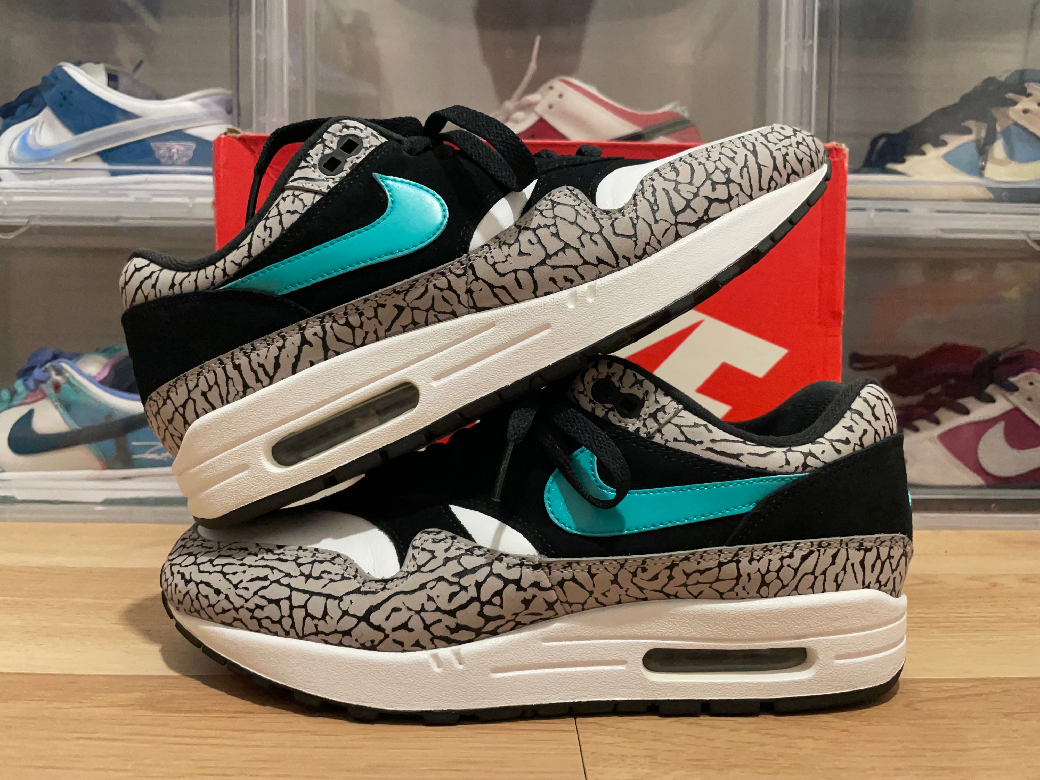 アトモス × ナイキ エアマックス1 プレミアム レトロ "エレファント/サファリ"(2017)