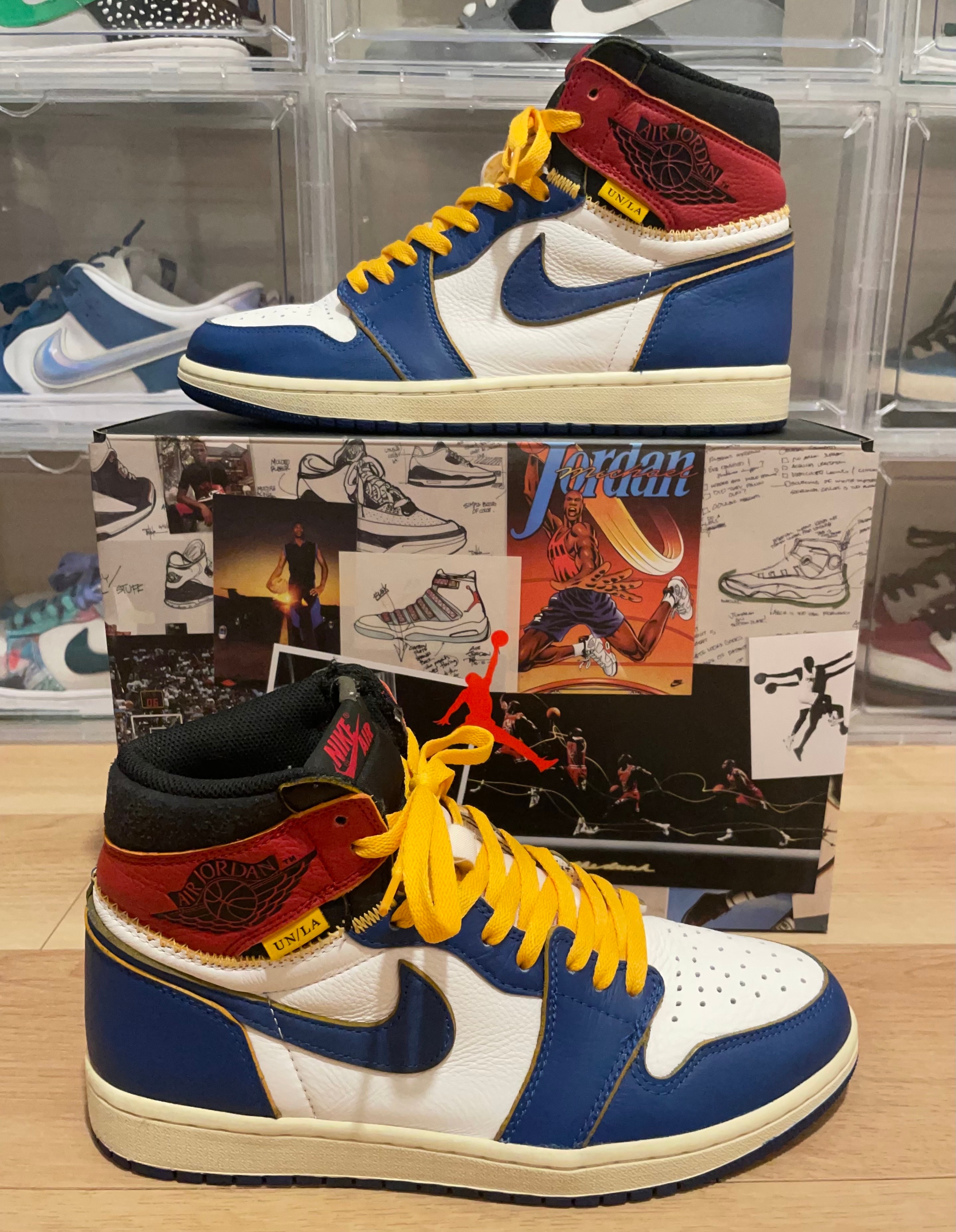 Union × Nike Air Jordan 1 Retro High OG NRG "Storm Blue/Varsity Red"