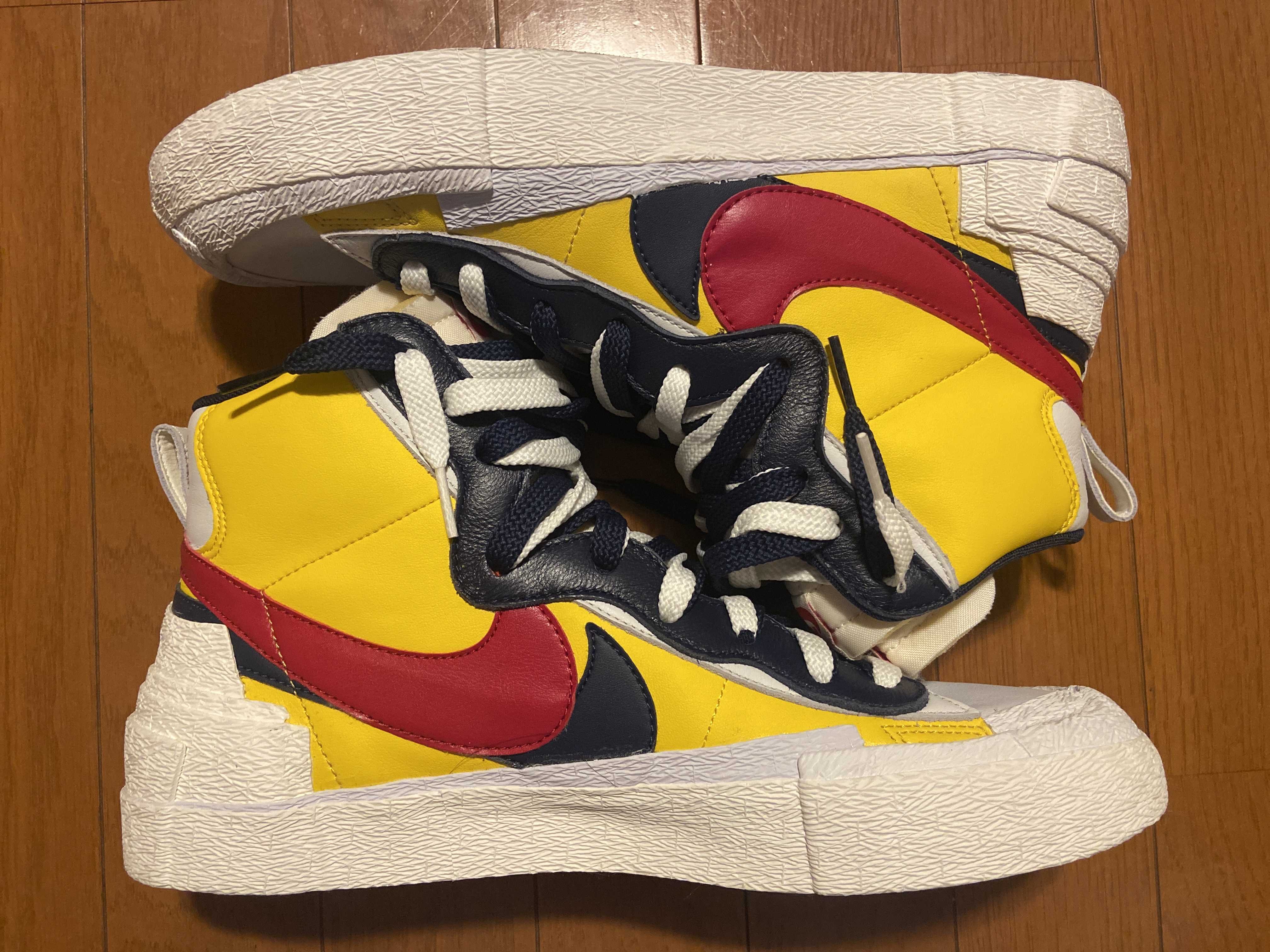 sacai × Nike Blazer Mid "Varsity Maize/Varsity Red"