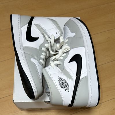 Nike Women's Air Jordan 1 Mid "Grey Fog/White/Black"
