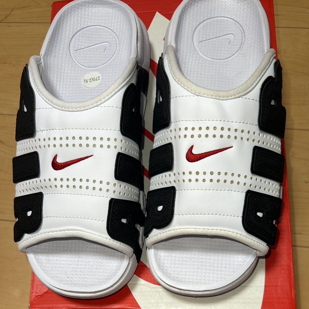 Nike Air More Uptempo Slide "White and Black"