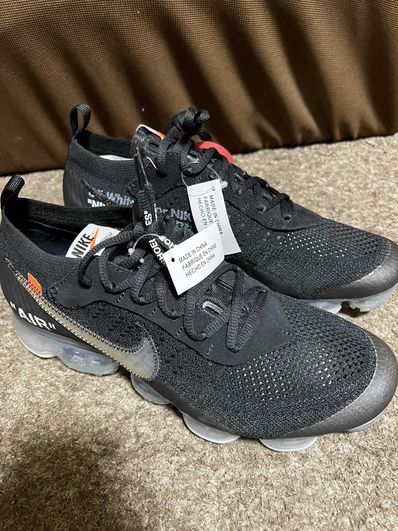 Off-White × Nike Air Vapormax "Black/Total Orange/Clear"