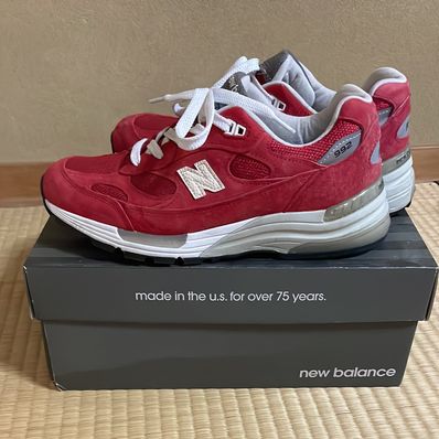 KITH × New Balance 992 Kithmas "Red"