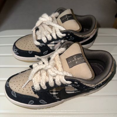 Travis Scott × Nike SB Dunk Low "Black/Parachute Beige"