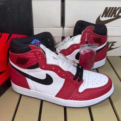 Spiderman × Nike Air Jordan 1 Origin Story "Gym Red/White/Photo Blue/Black"