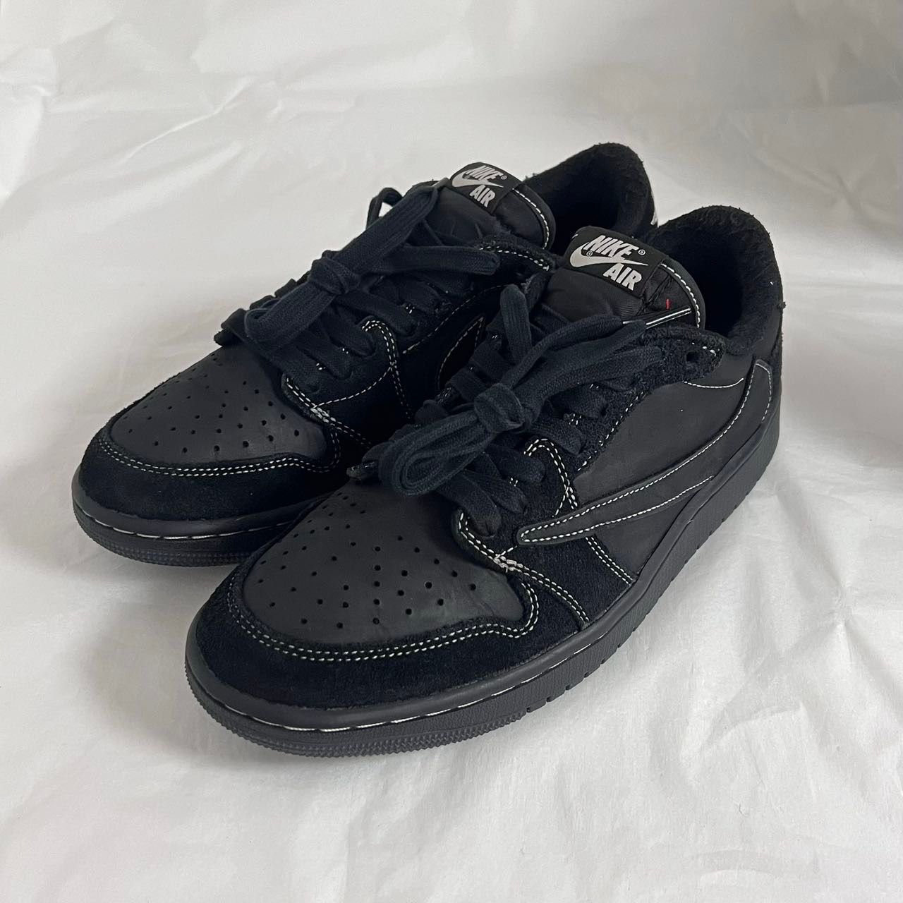 Travis Scott × Nike Air Jordan 1 Low OG SP "Black Phantom"