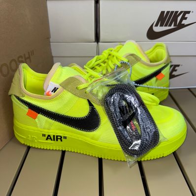 Off-White × Nike Air Force 1 Low "Volt"