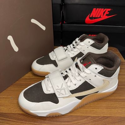 Travis Scott × Nike Jordan Jumpman Jack TR "Sail and Dark Mocha"