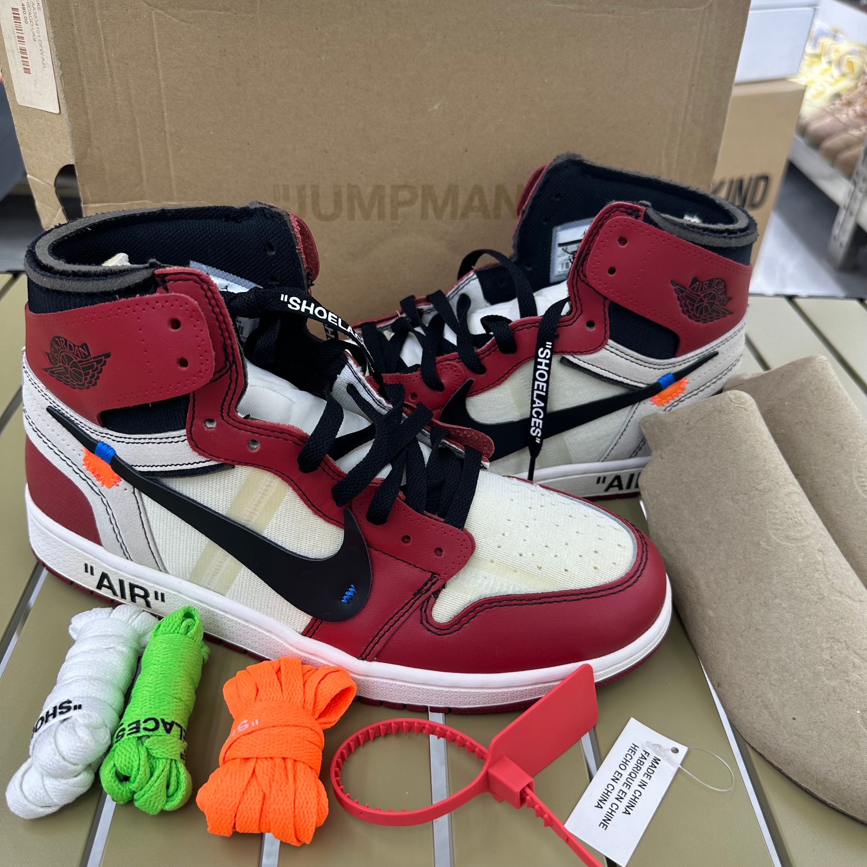 Off-White × Nike Air Jordan 1 Retro High The Ten "Chicago"