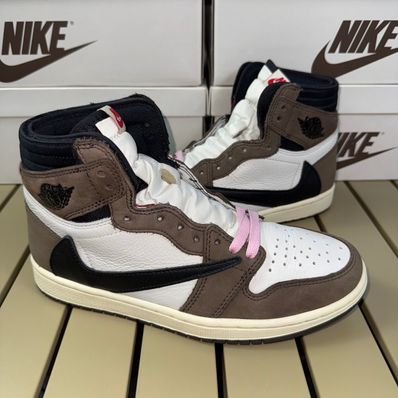 Travis Scott × Nike Air Jordan 1 Retro High OG TS SP "Sail/Dark Mocha"