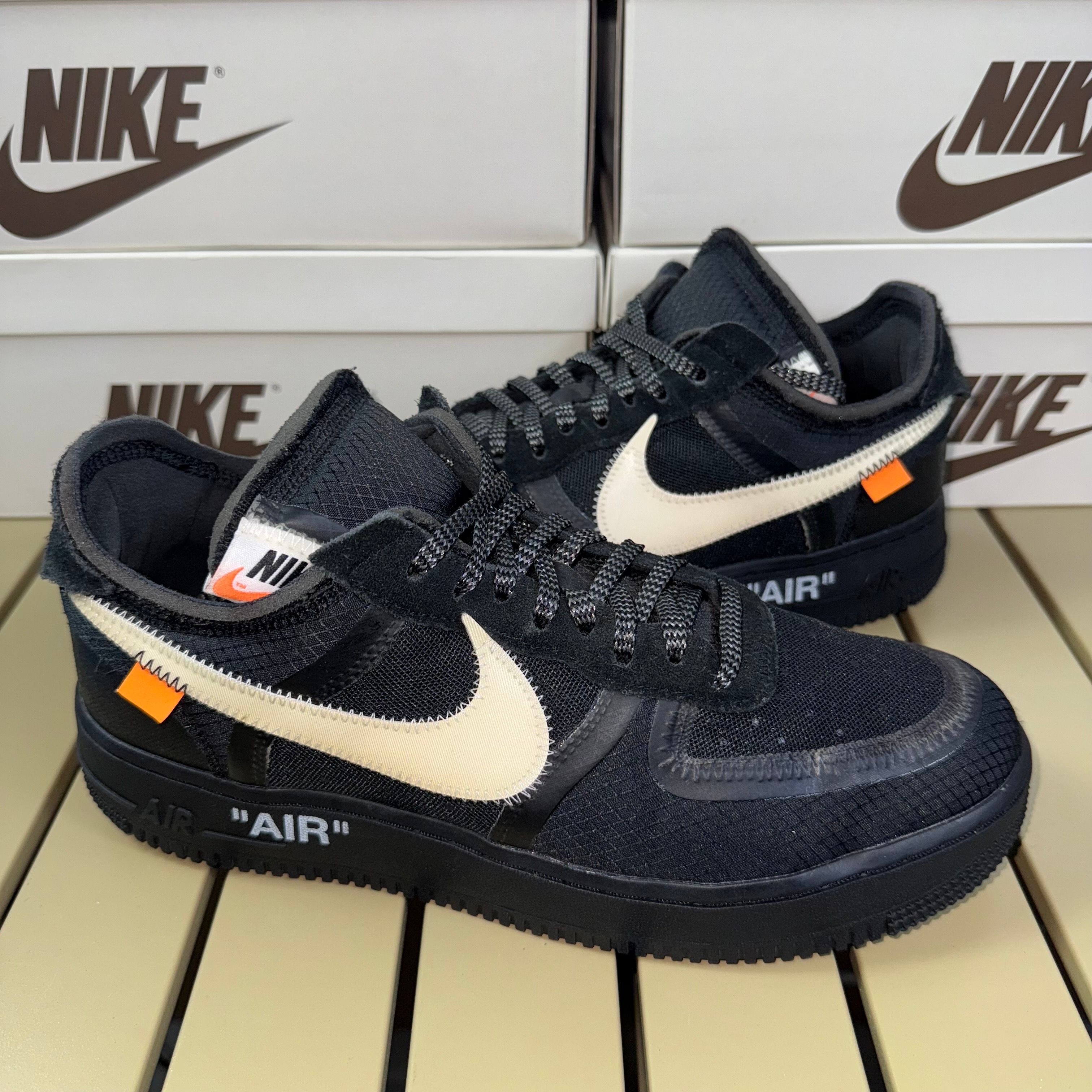Off-White × Nike Air Force 1 Low "Black"