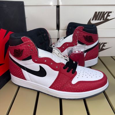 Spiderman × Nike Air Jordan 1 Origin Story "Gym Red/White/Photo Blue/Black"