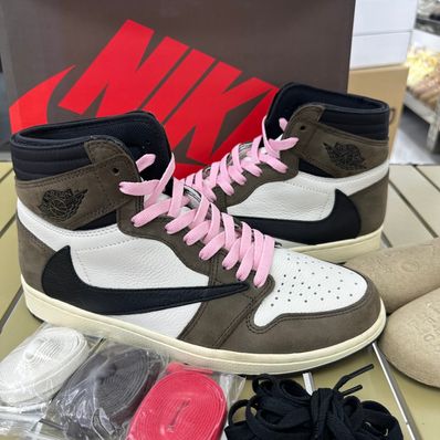 Travis Scott × Nike Air Jordan 1 Retro High OG TS SP "Sail/Dark Mocha"