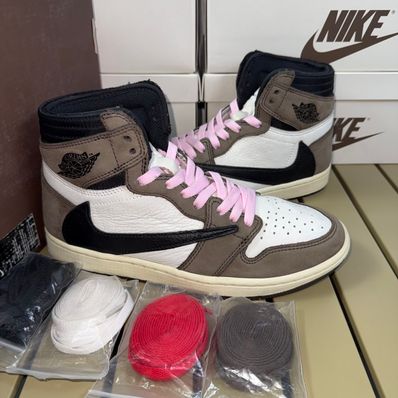 Travis Scott × Nike Air Jordan 1 Retro High OG TS SP "Sail/Dark Mocha"