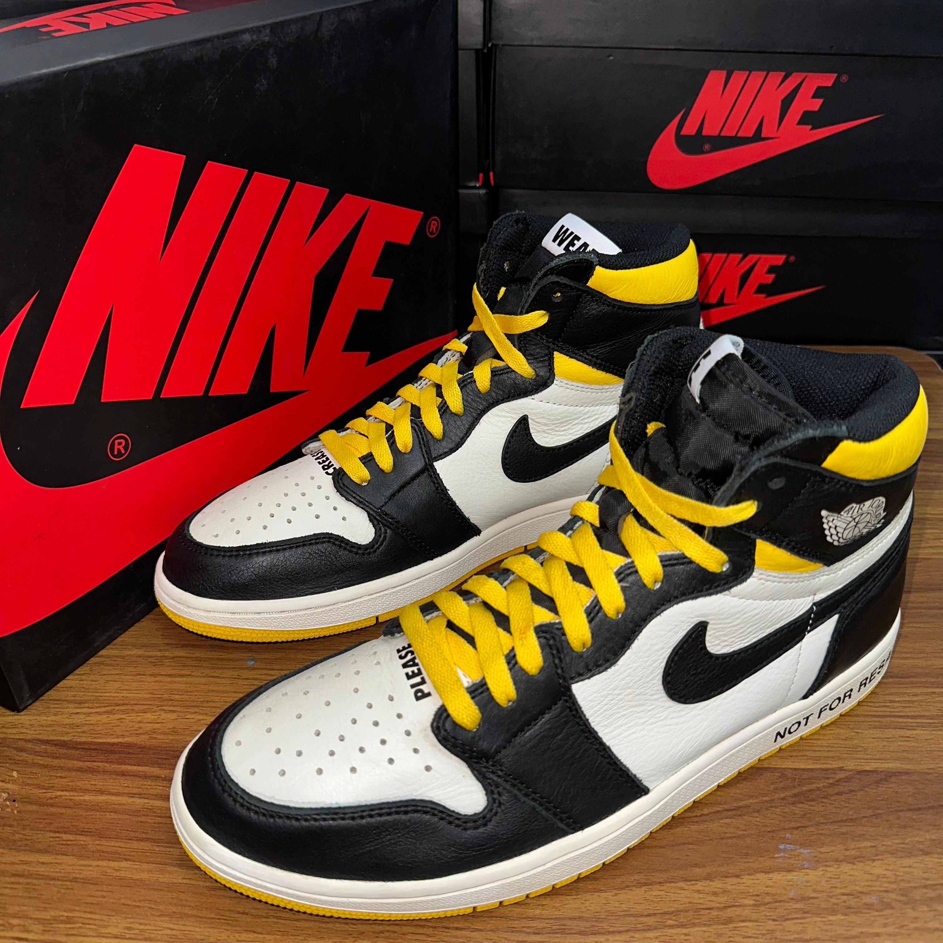 Nike Air Jordan 1 Retro High (NOT FOR RESALE) "Varsity Maize"