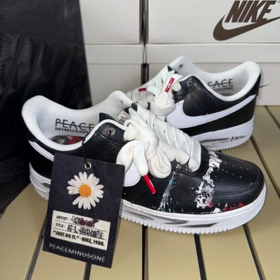 PEACEMINUSONE × Nike Air Force 1 Low Para Noise "Black" / G-DRAGON