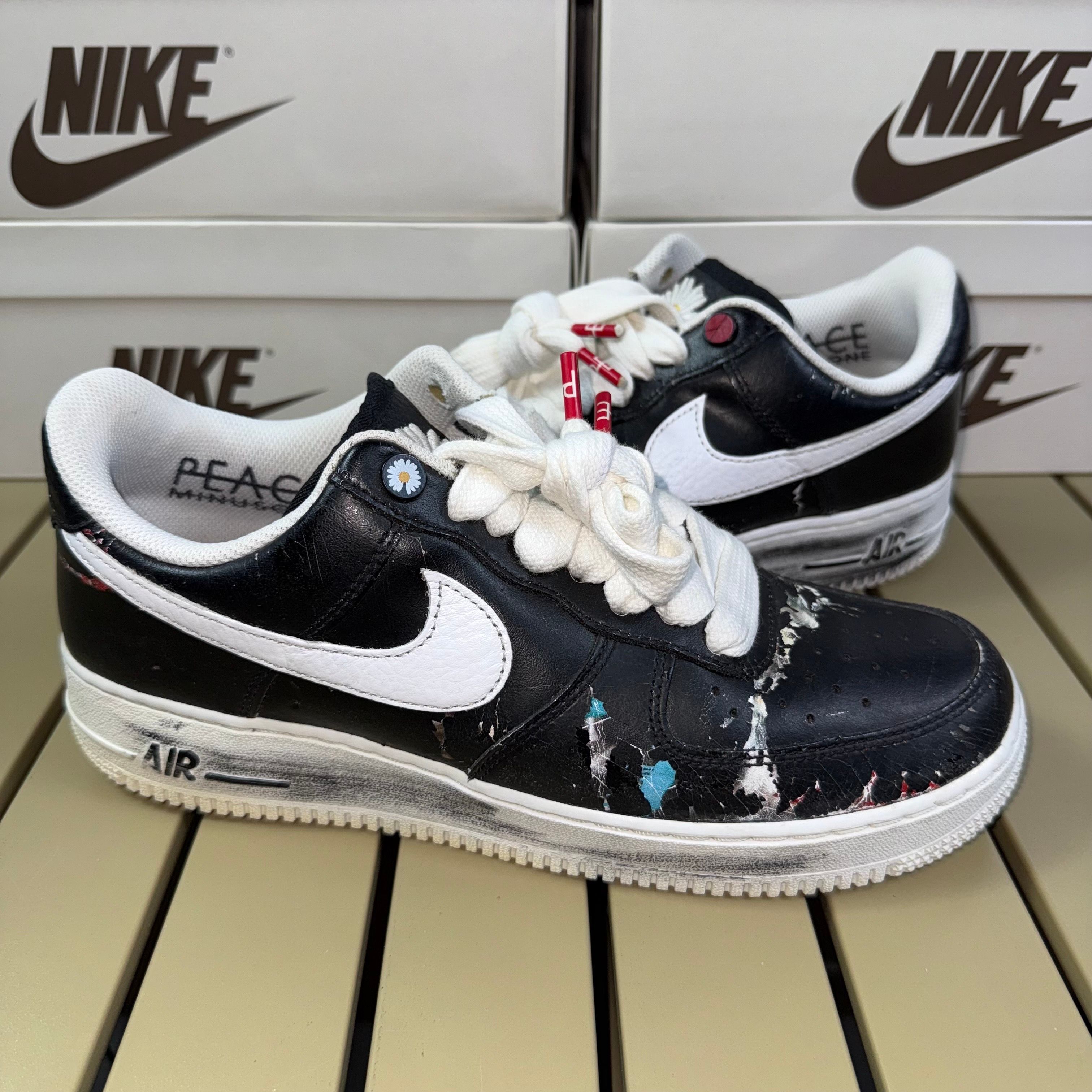 PEACEMINUSONE × Nike Air Force 1 Low Para Noise "Black" / G-DRAGON