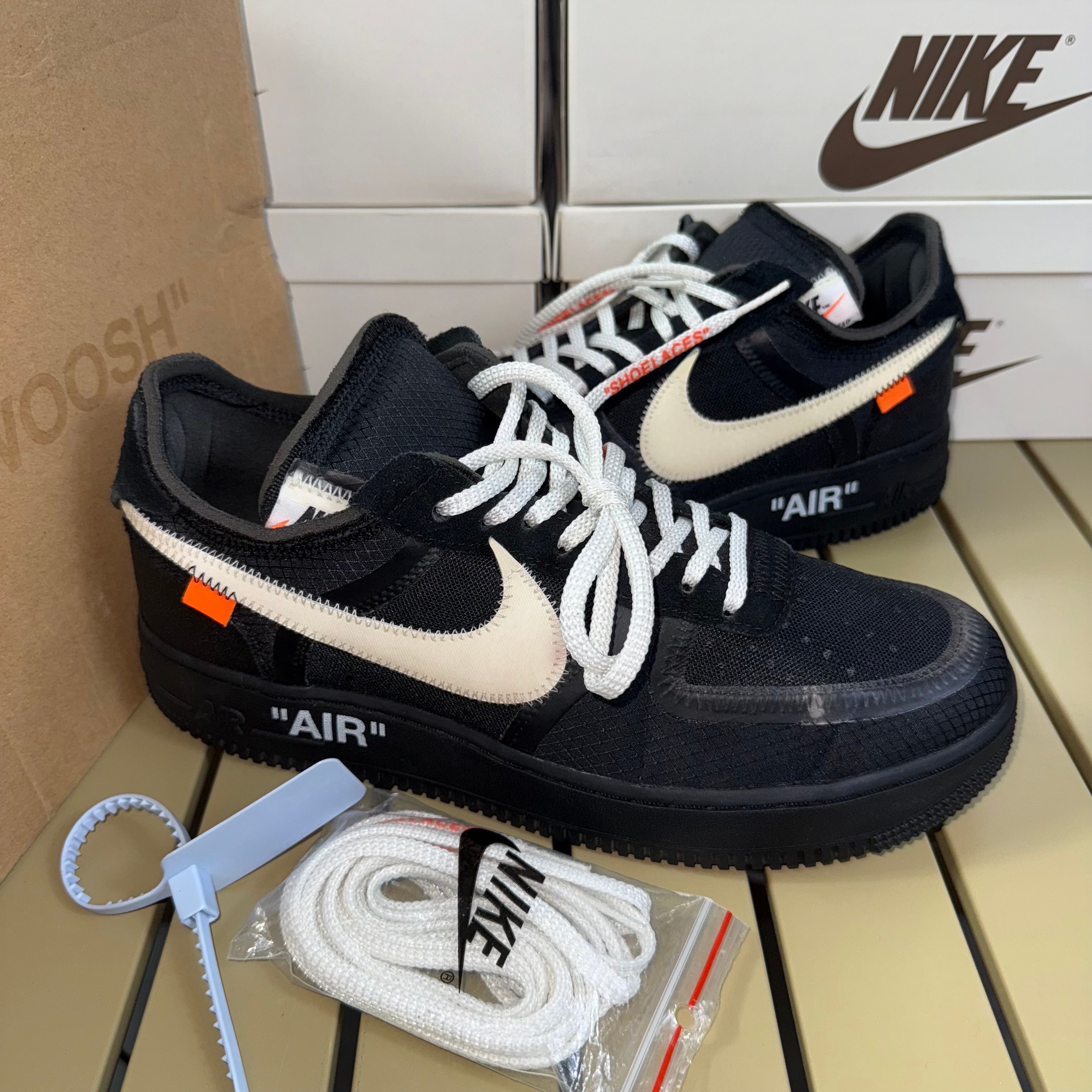 Off-White × Nike Air Force 1 Low "Black"