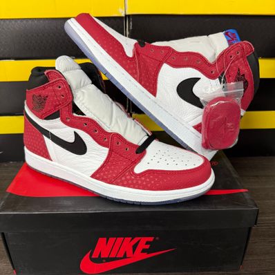 Spiderman × Nike Air Jordan 1 Origin Story "Gym Red/White/Photo Blue/Black"