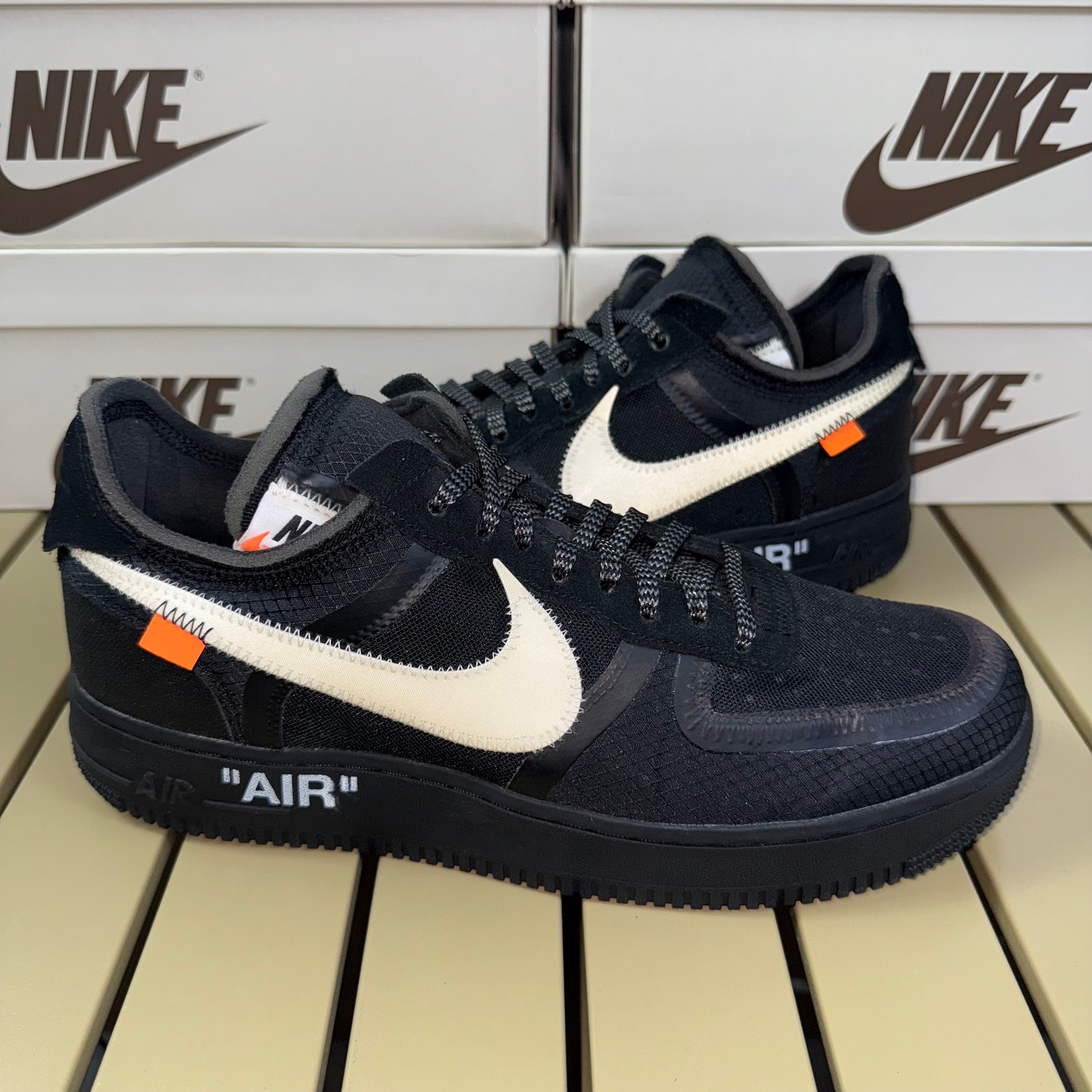 Off-White × Nike Air Force 1 Low "Black"