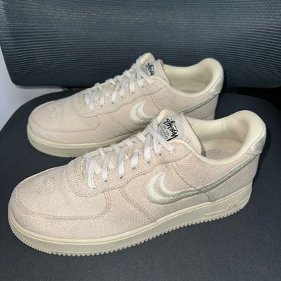 Stussy × Nike Air Force 1 Low "Fossil Stone"