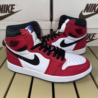Spiderman × Nike Air Jordan 1 Origin Story "Gym Red/White/Photo Blue/Black"