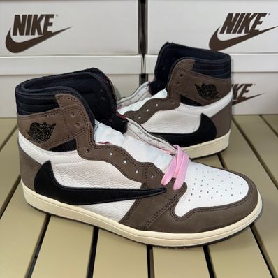 Travis Scott × Nike Air Jordan 1 Retro High OG TS SP "Sail/Dark Mocha"