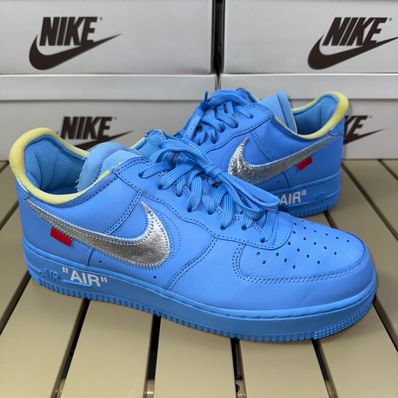 Off-White × Nike Air Force 1 Low "MCA University Blue"