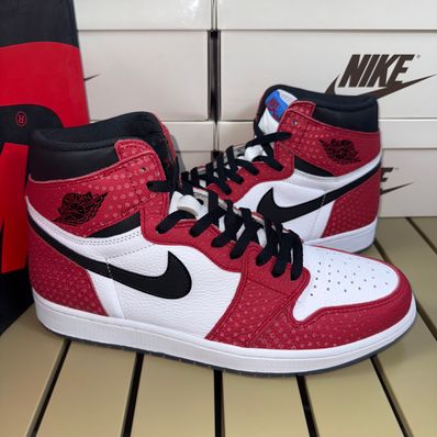 Spiderman × Nike Air Jordan 1 Origin Story "Gym Red/White/Photo Blue/Black"