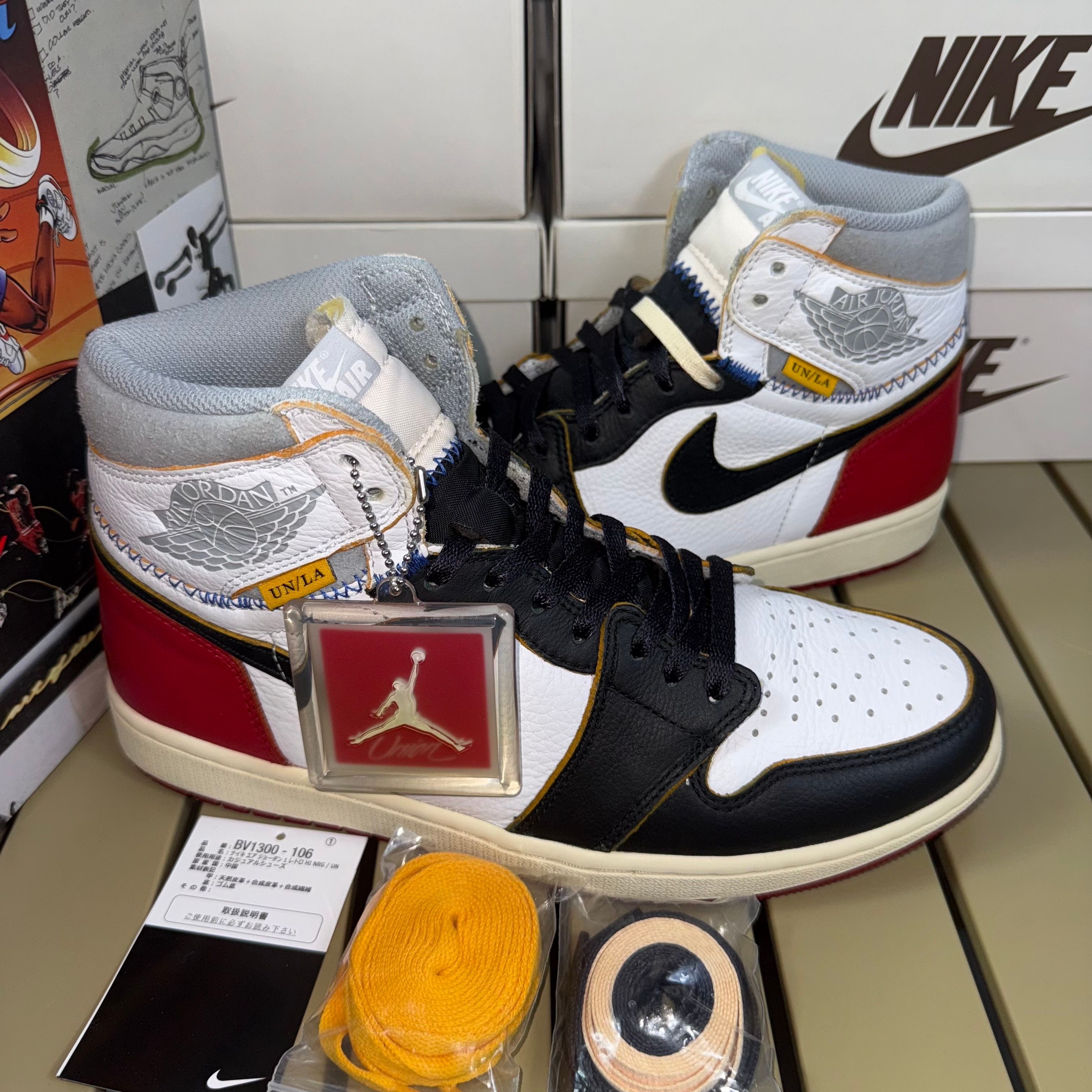 UNION × Nike Air Jordan 1 Retro High OG NRG "Varsity Red/Wolf Grey"