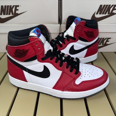 Spiderman × Nike Air Jordan 1 Origin Story "Gym Red/White/Photo Blue/Black"