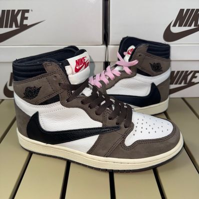 Travis Scott × Nike Air Jordan 1 Retro High OG TS SP "Sail/Dark Mocha"