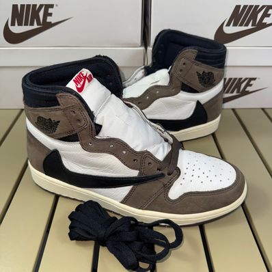 Travis Scott × Nike Air Jordan 1 Retro High OG TS SP "Sail/Dark Mocha"