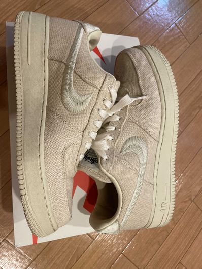 Stussy × Nike Air Force 1 Low "Fossil Stone"