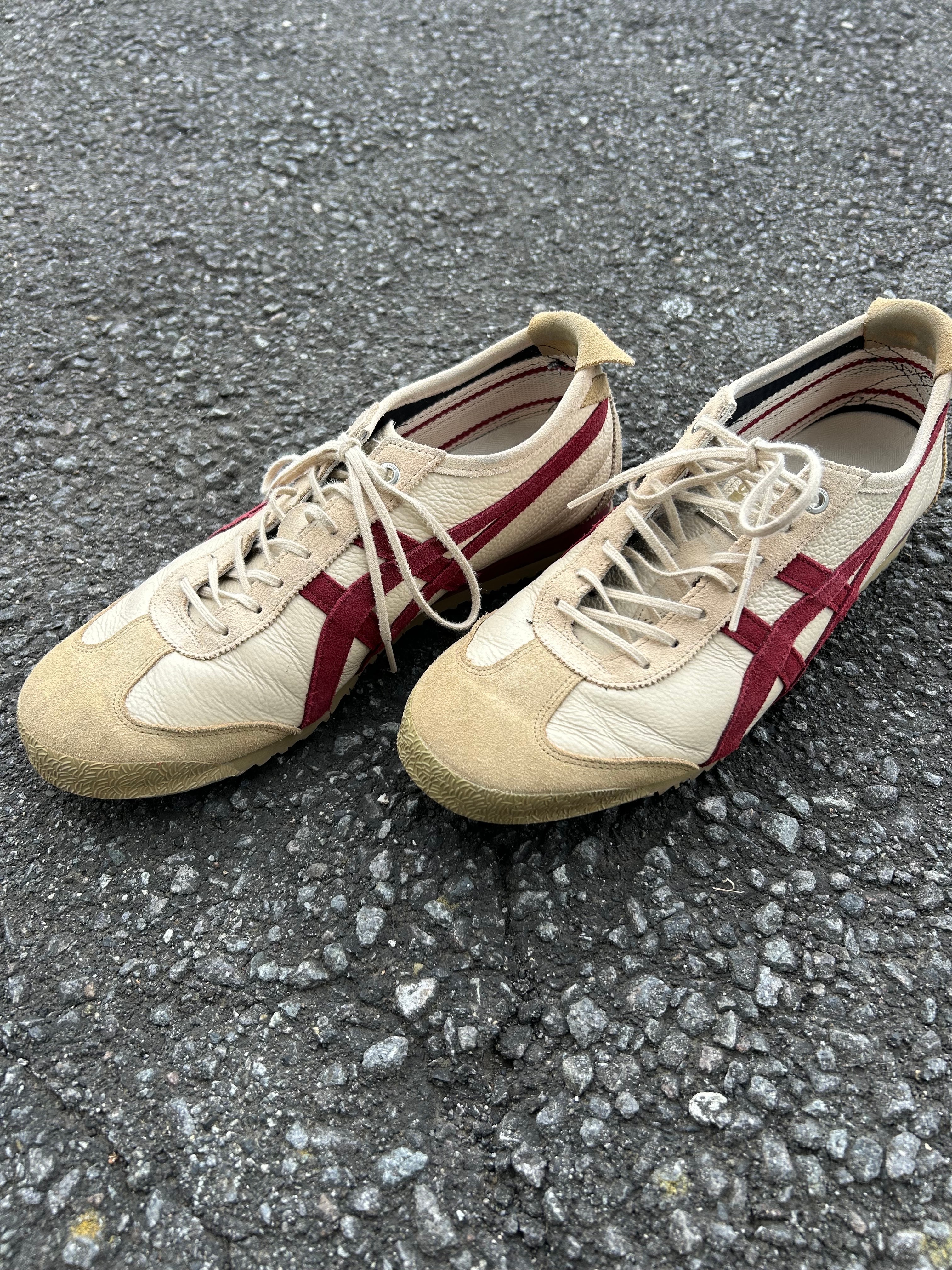 オニツカタイガー メキシコ66 SD "ベージュ/ビートジュース"