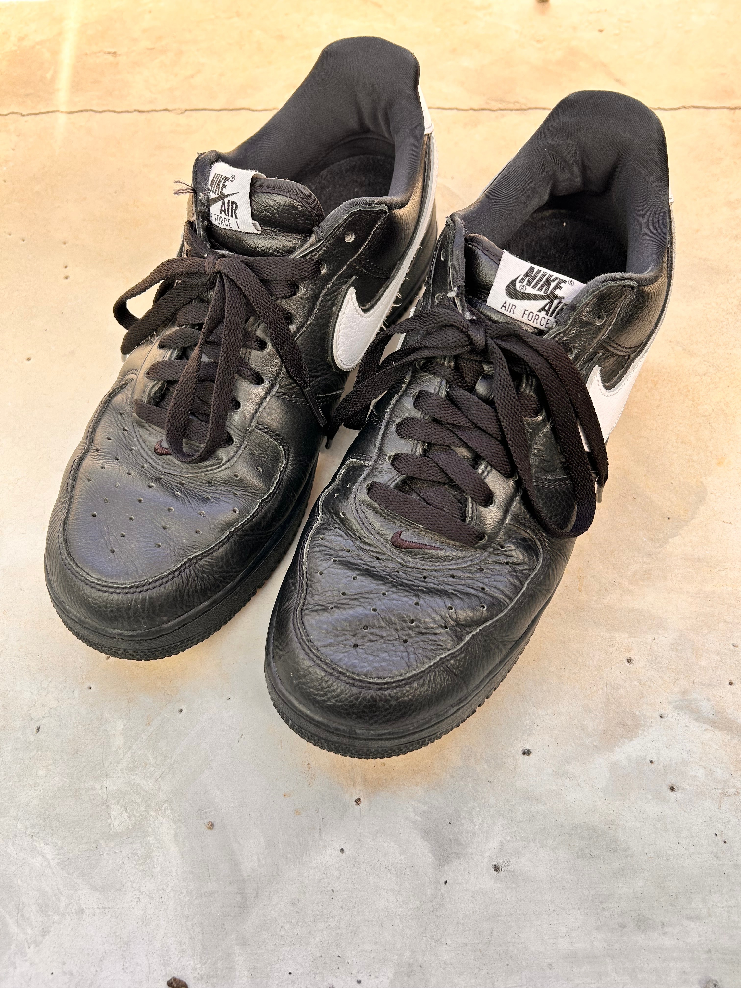 ナイキ エアフォース1 ロー レトロ QS "ブラック/ホワイト" (2019) CQ0492-001