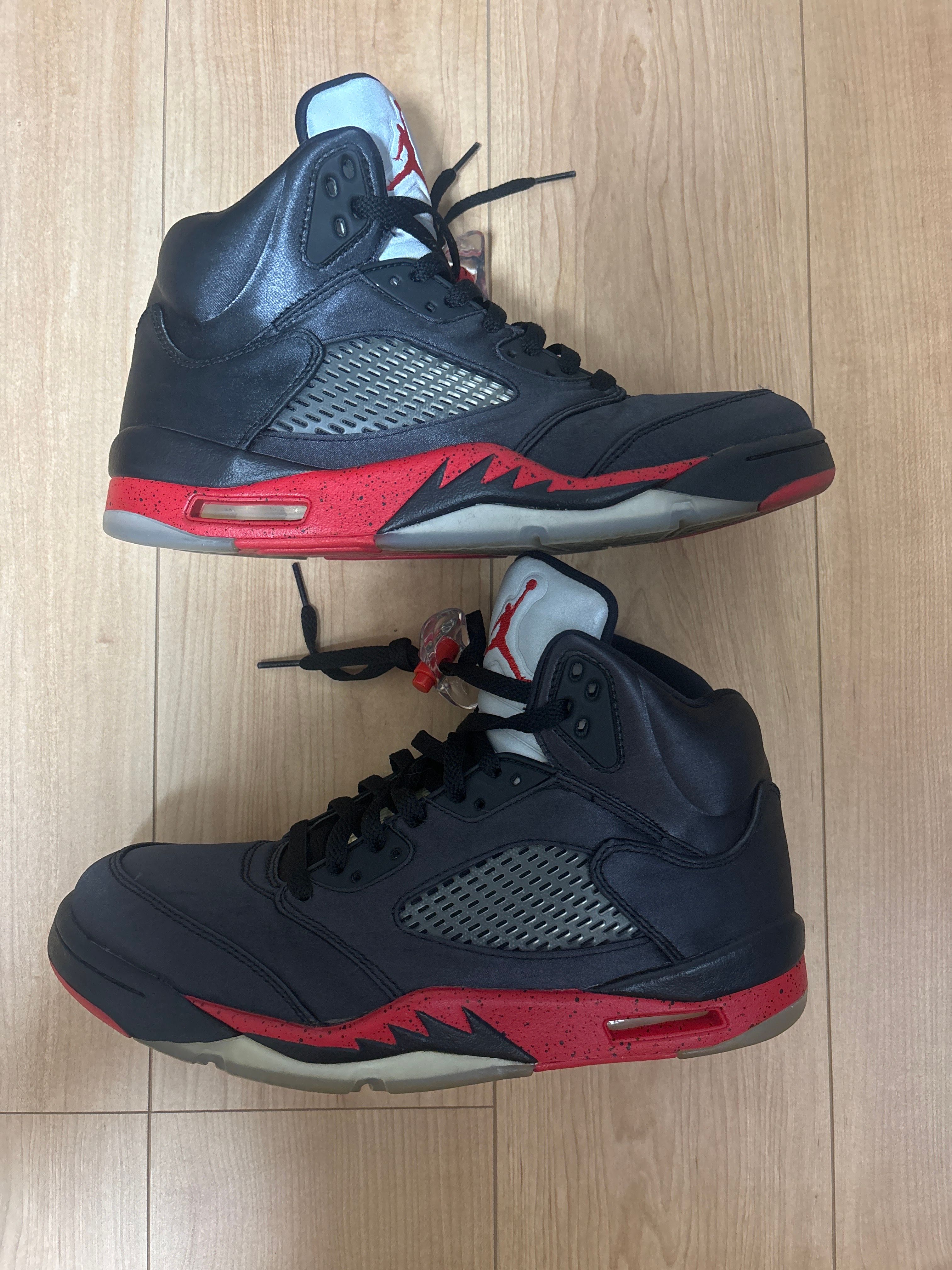 Air Jordan 5 Satin "Bred"