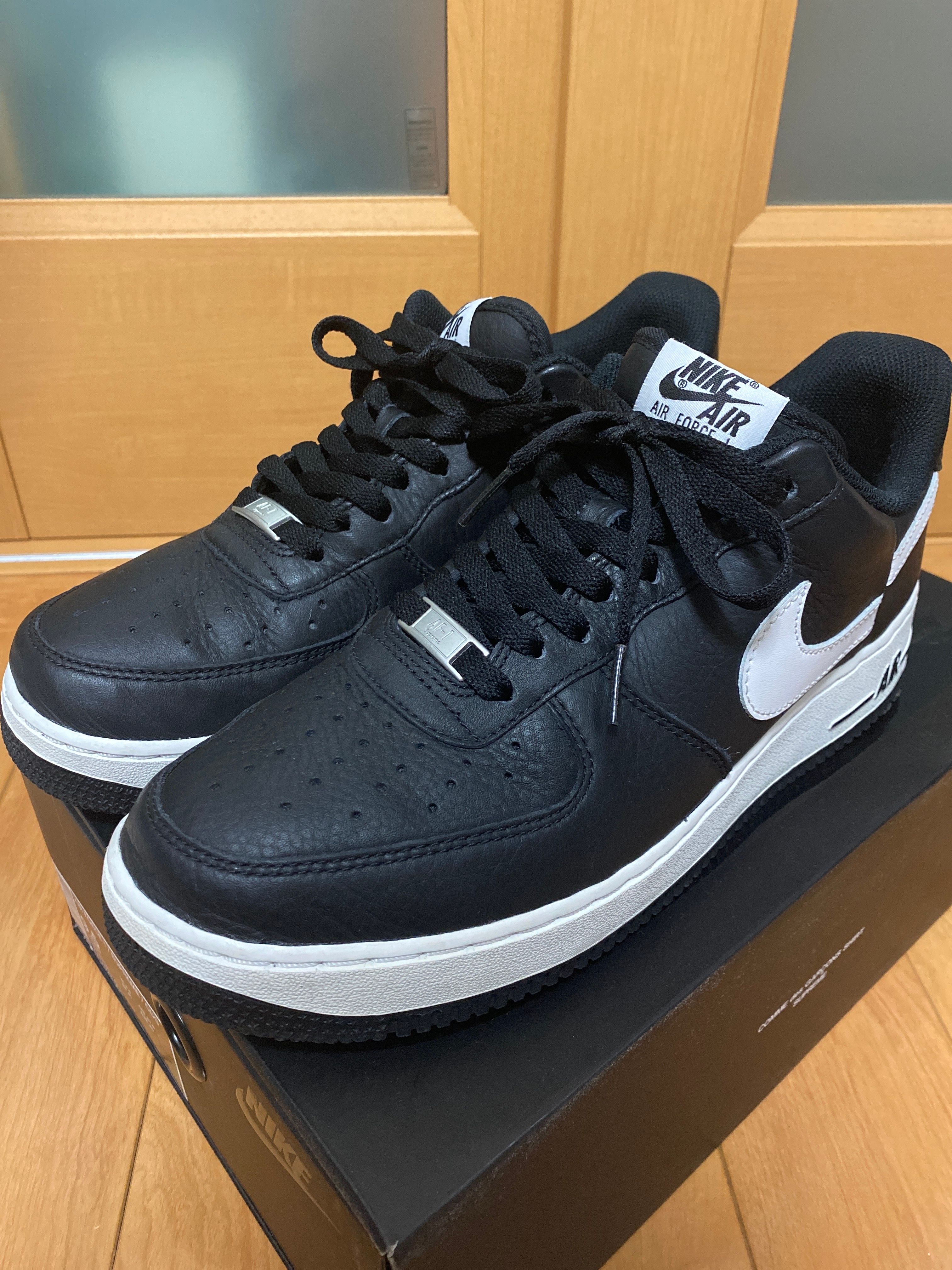 Supreme × COMME des GARCONS SHIRT × Nike Air Force 1 Low "Black/White" (2018)