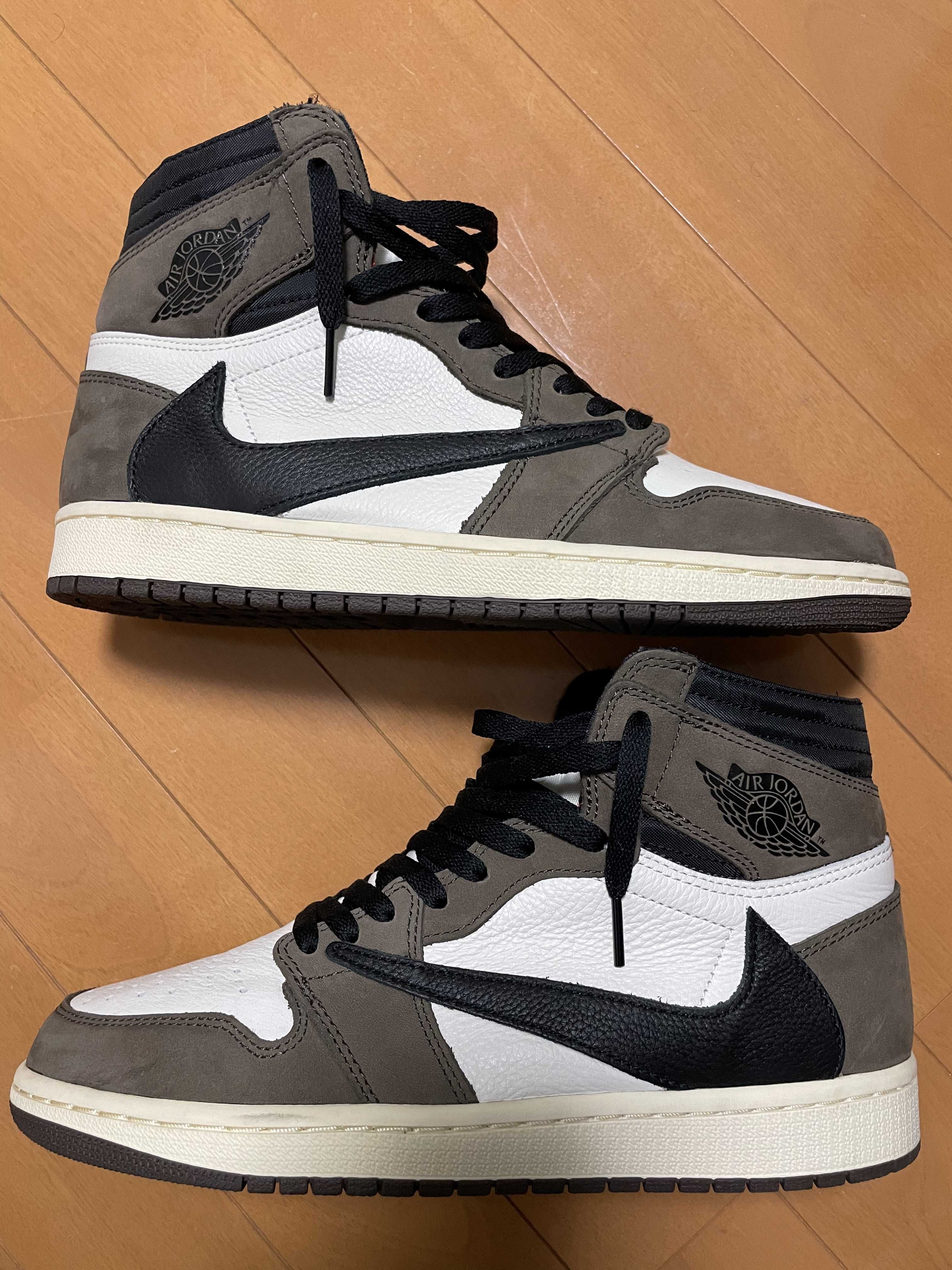 Travis Scott × Nike Air Jordan 1 Retro High OG TS SP "Sail/Dark Mocha"