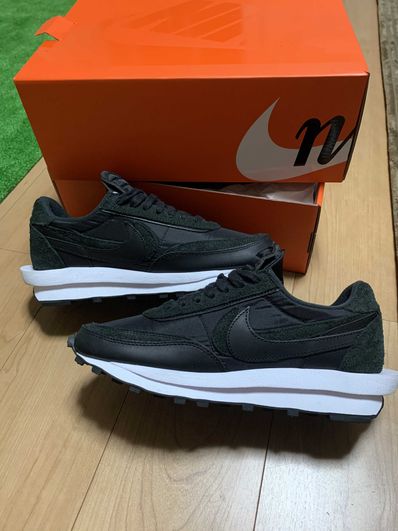 sacai × Nike LDV Waffle "Triple Black"