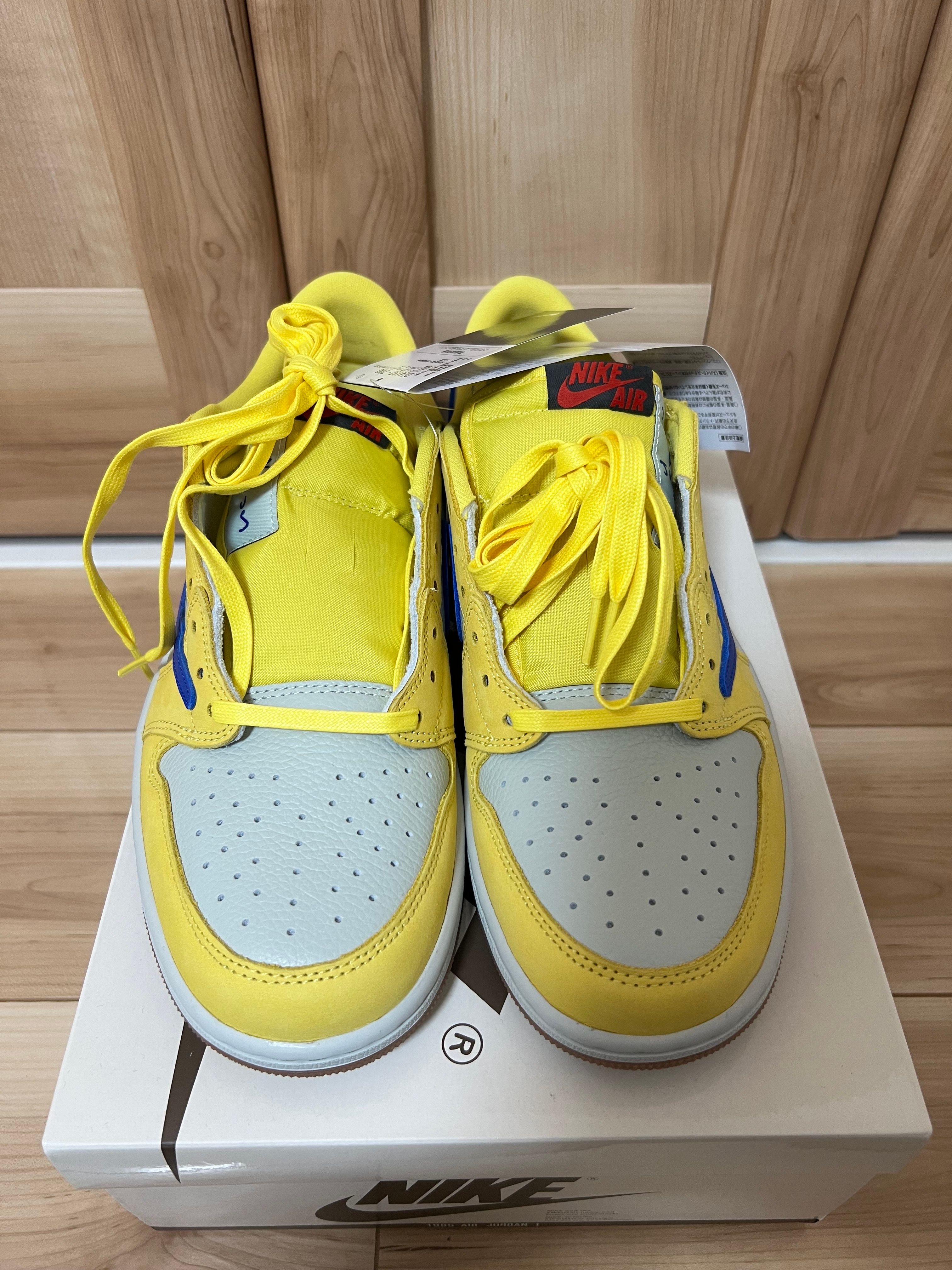 Travis Scott × Nike Women's Air Jordan 1 Retro Low OG "Canary"