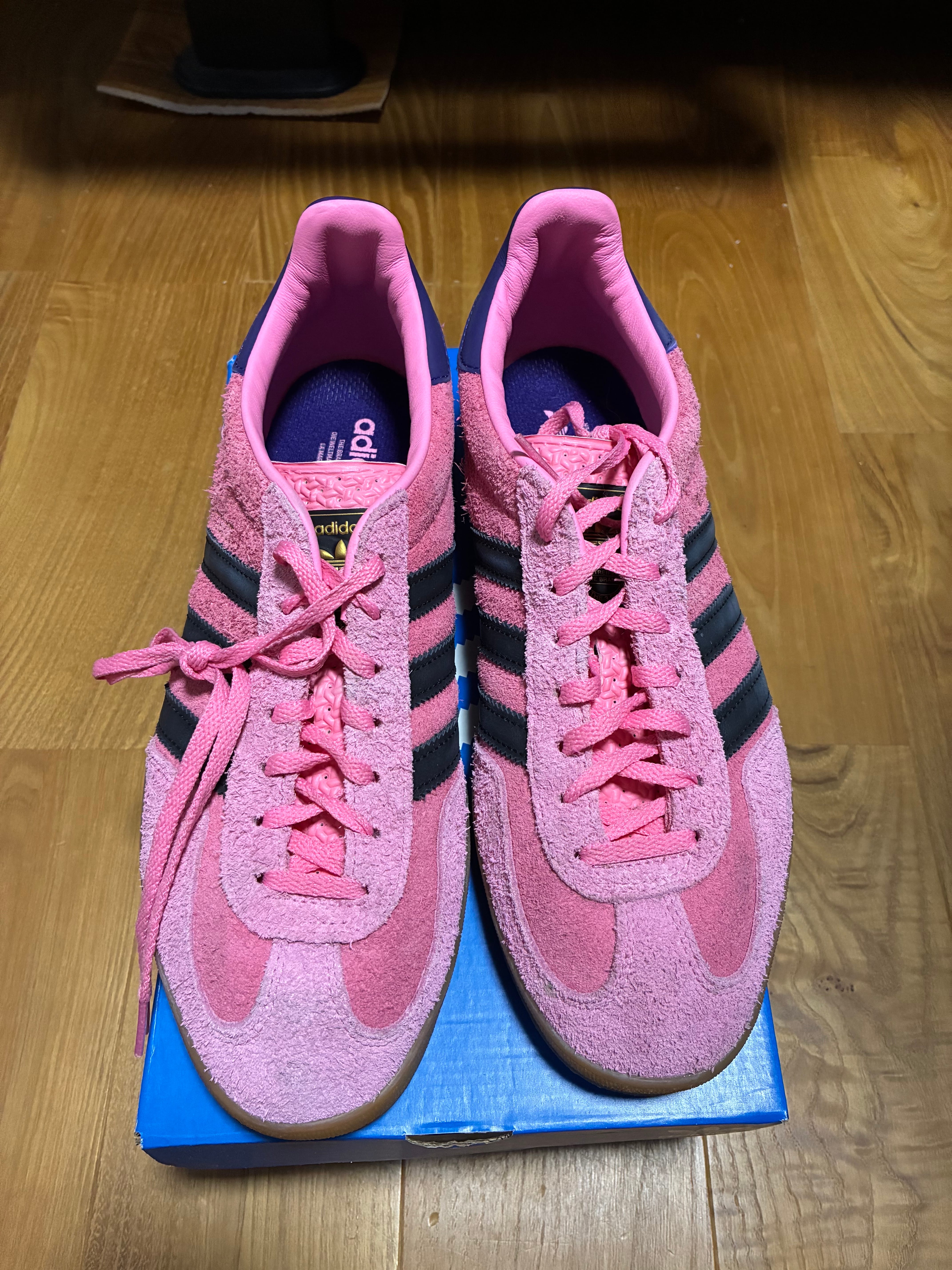 adidas Women's Gazelle Indoor "Bliss Pink/Core Black/Collegiate Purple"