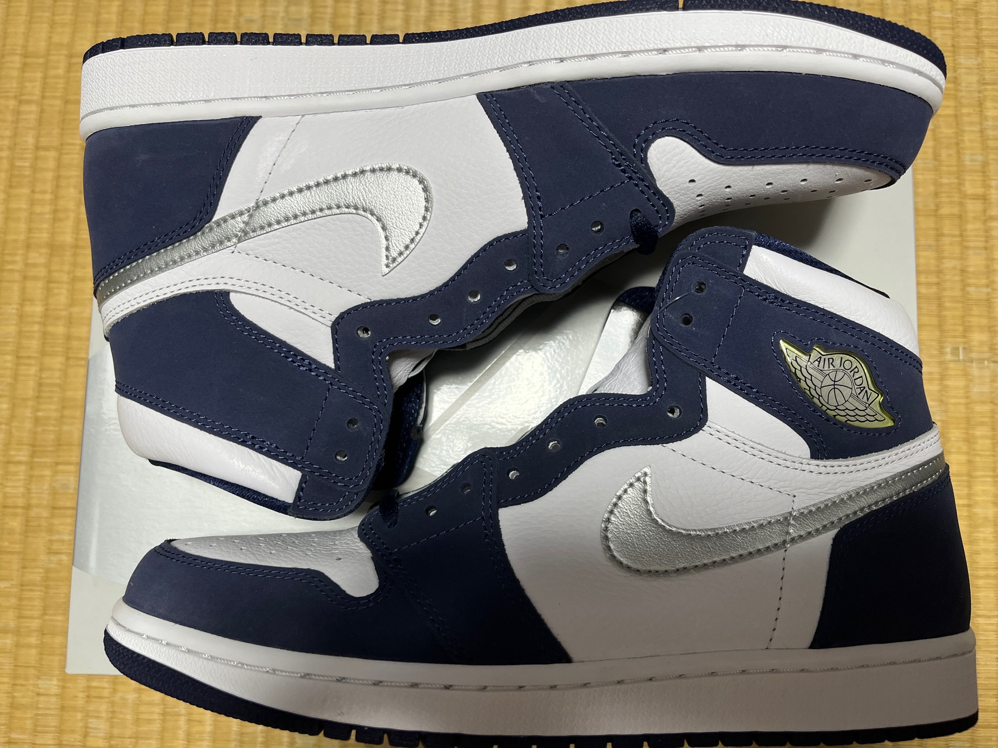 Nike Air Jordan 1 High OG CO.JP "White/Midnight Navy" (2020)(ブリーフケースなし)