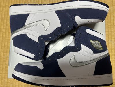Nike Air Jordan 1 High OG CO.JP "White/Midnight Navy" (2020)(ブリーフケースなし)