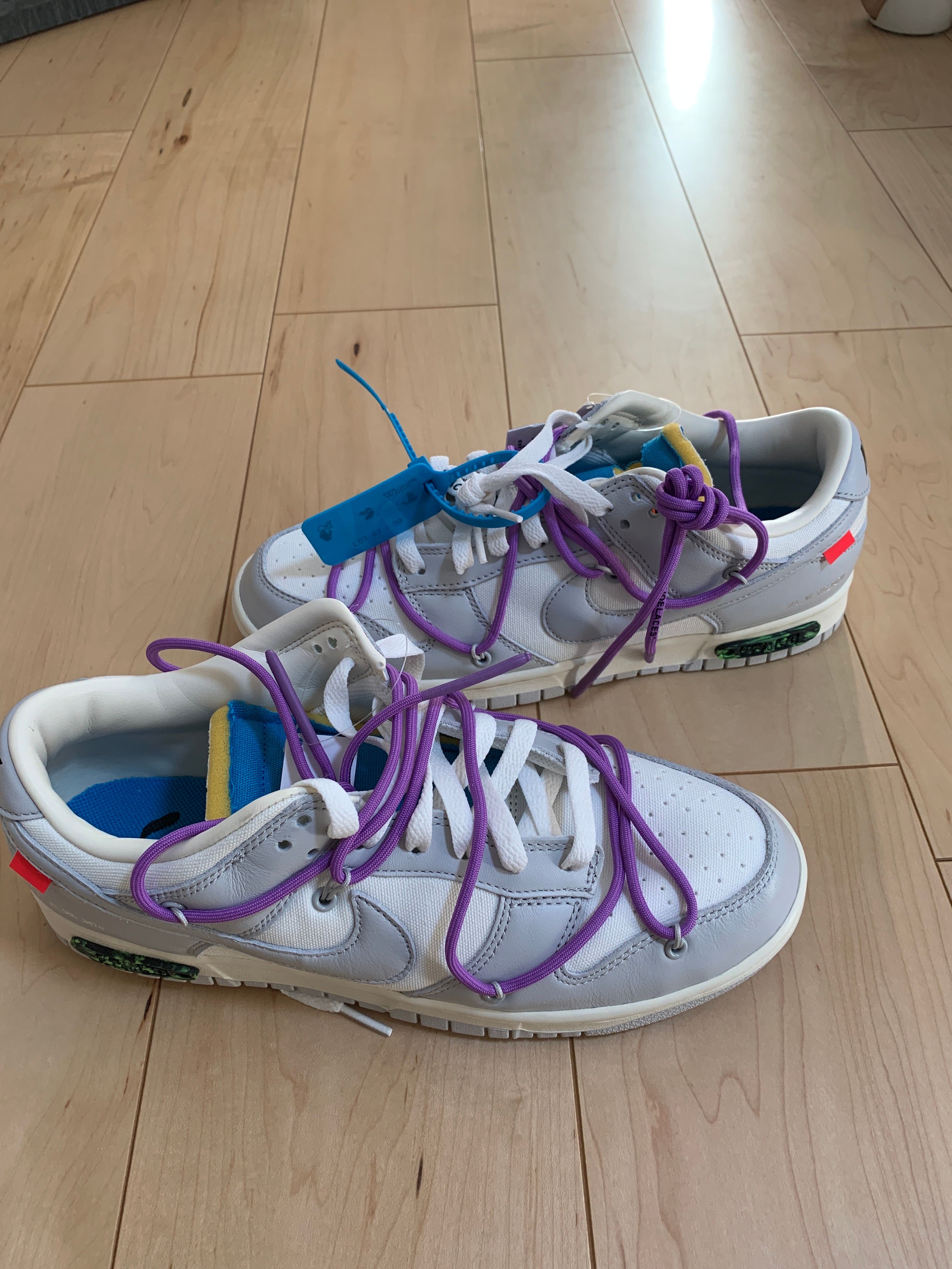 Off-White × Nike Dunk Low "Sail/Neutral Gray"