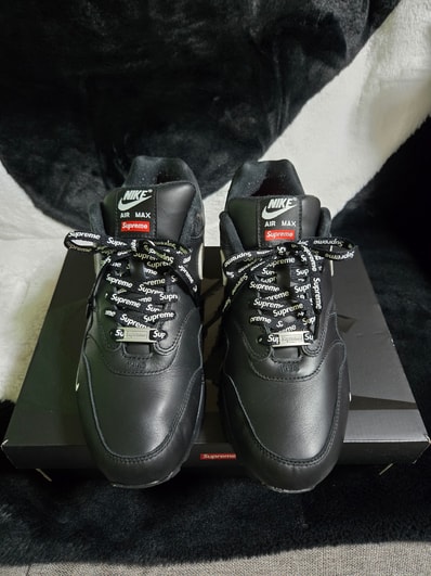 Supreme × Nike Air Max 1 '87 SP "Black" (25SS Week4)