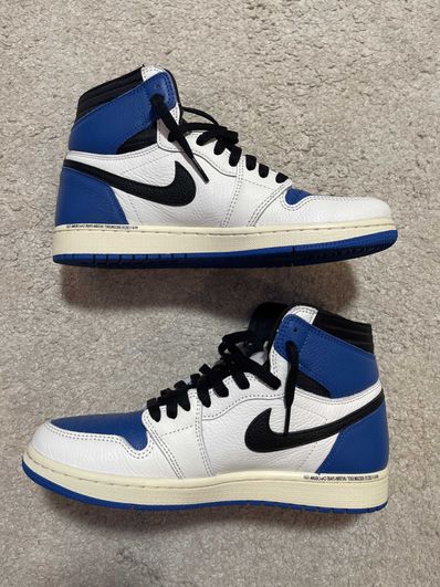 Travis Scott × fragment design × Nike Air Jordan 1 Retro High OG SP "Military Blue"